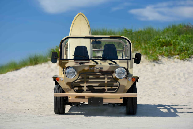 Iconic Moke on the beach