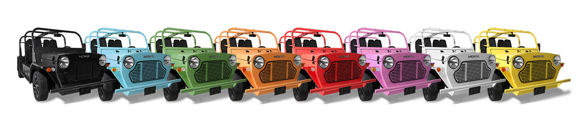 color mokes parked